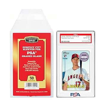 PSA　カード Amazon.com: Cardboard Gold PSA Graded Card Sleeves – 50